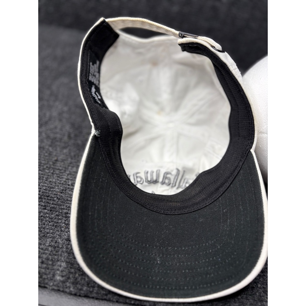 Callaway Golf Hat Cream White Embroidered Logo Adjustable Strap Back Cotton Cap - Picture 7 of 10